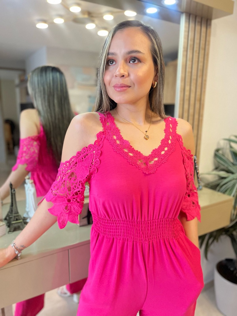 ENTERIZO NICOL FUCSIA