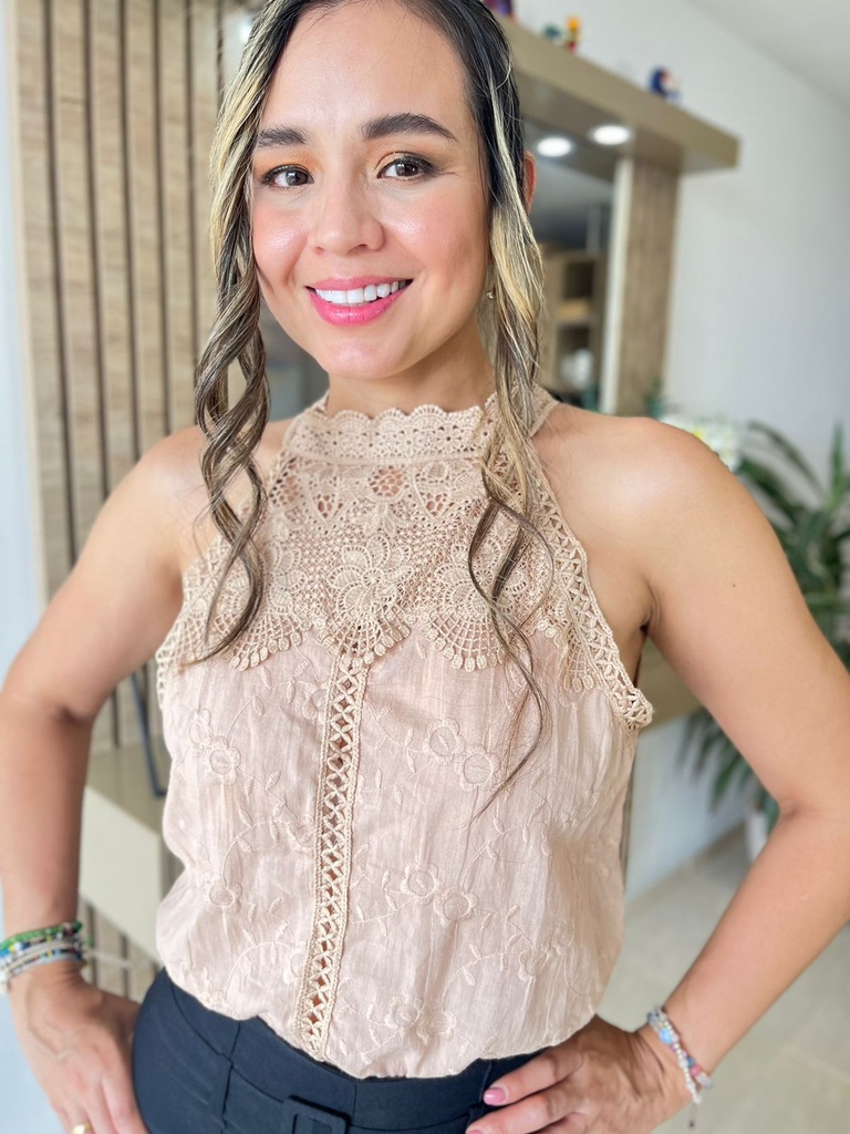 TOP BOHO BEIGE