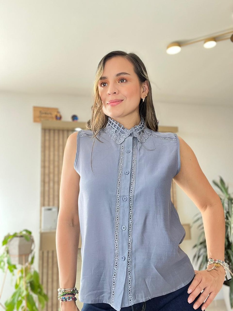 BLUSA TIFANY GRIS