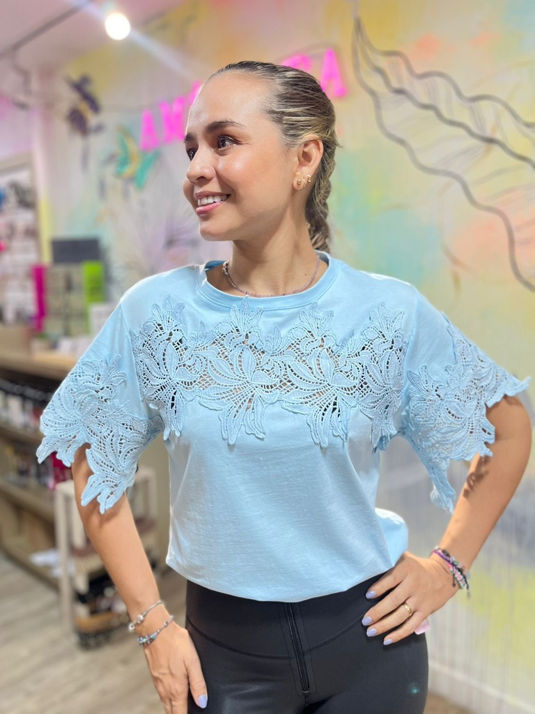 TOP GENOVEVA AZUL