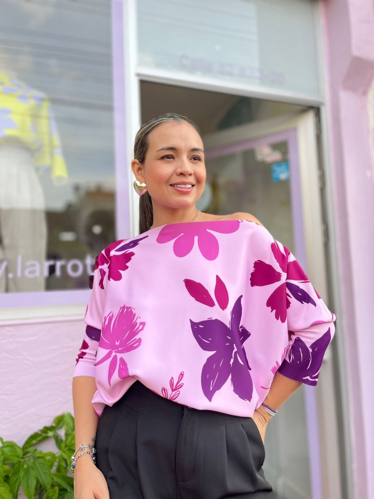 TOP ALANNA ROSA/LILA