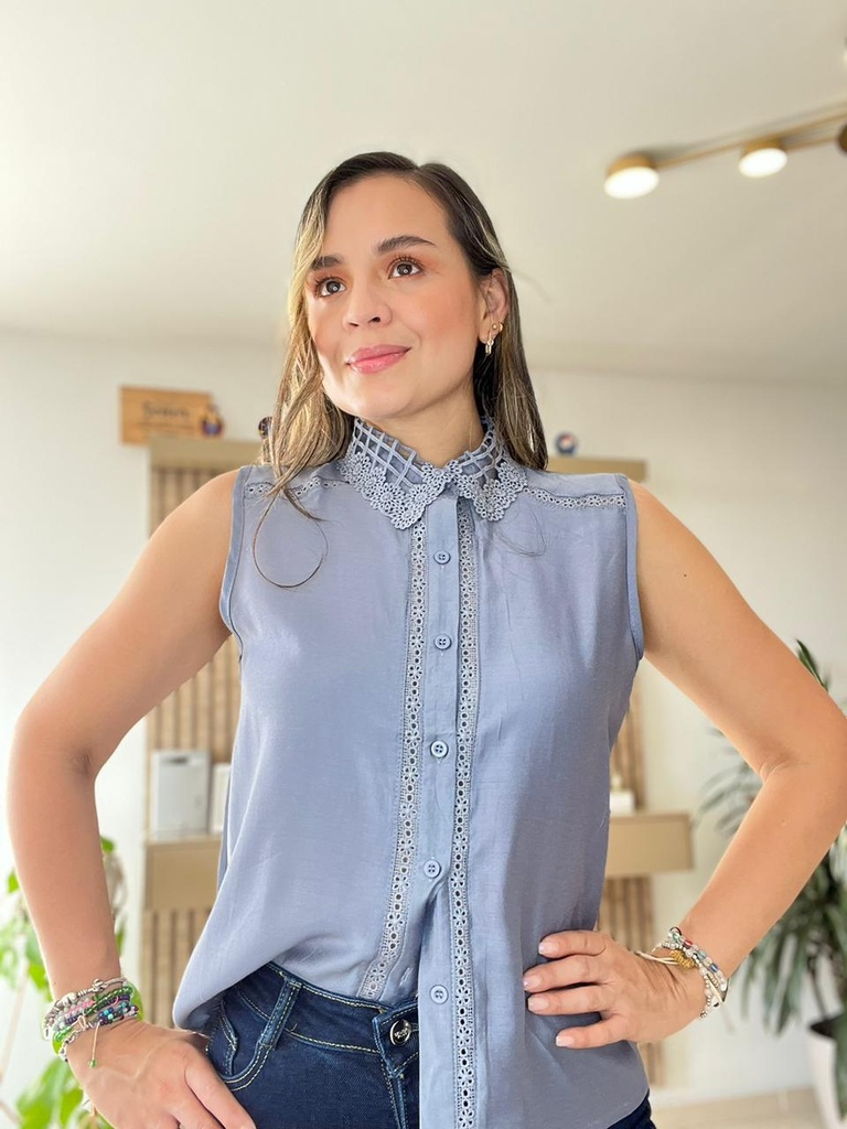 BLUSA TIFANY GRIS