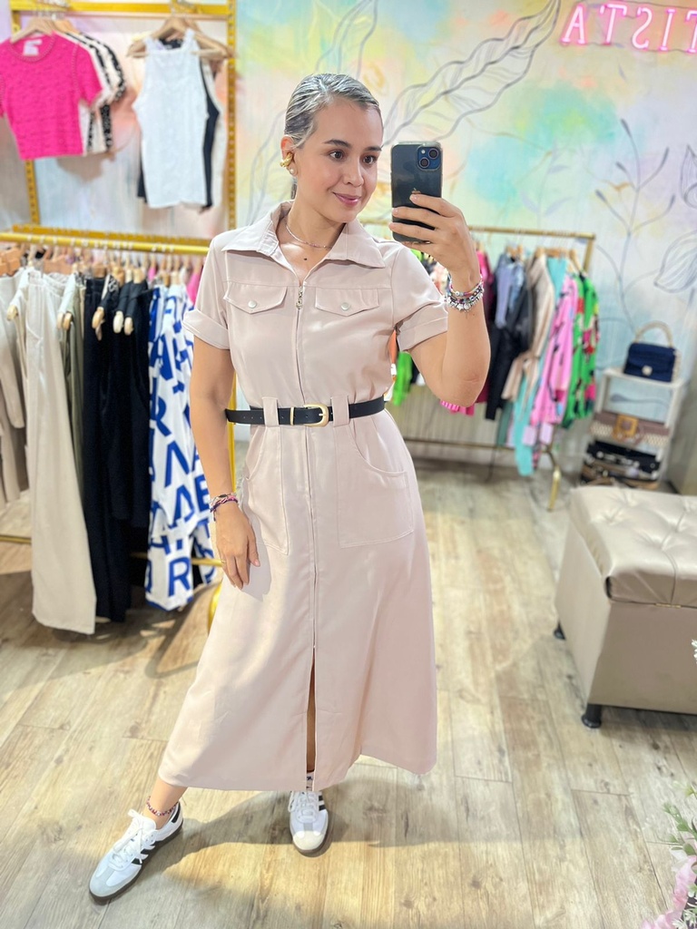 VESTIDO CASANDRA NUDE