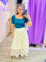 FALDA FARINA CREMA