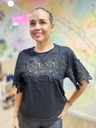 TOP GENOVEVA NEGRO
