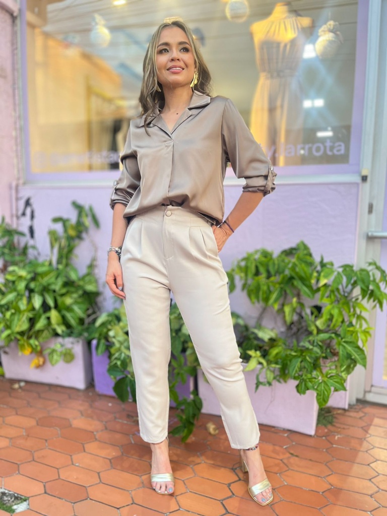 PANTALÓN TINA BEIGE