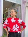 TOP ALANNA ROJO/BLANCO