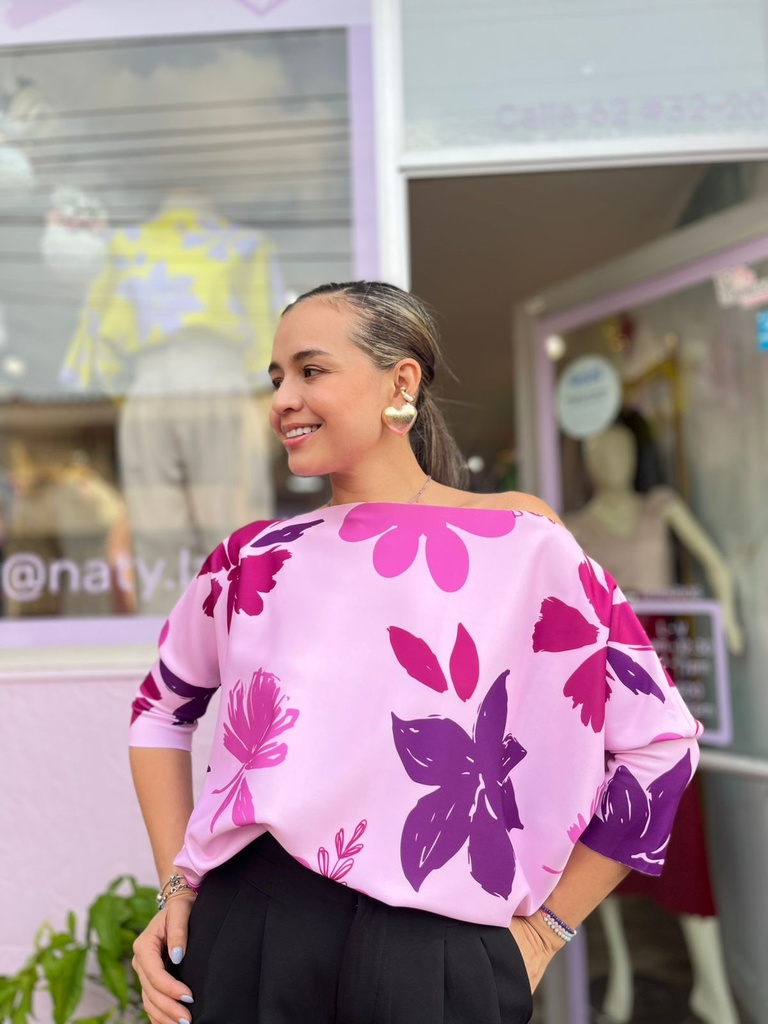 TOP ALANNA ROSA/LILA