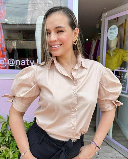 TOP DELCY BEIGE