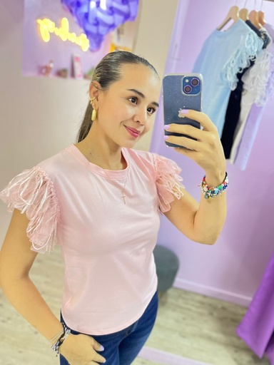 TOP DIOSA ROSA