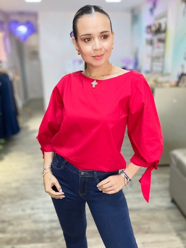 TOP LUCRECIA ROJO
