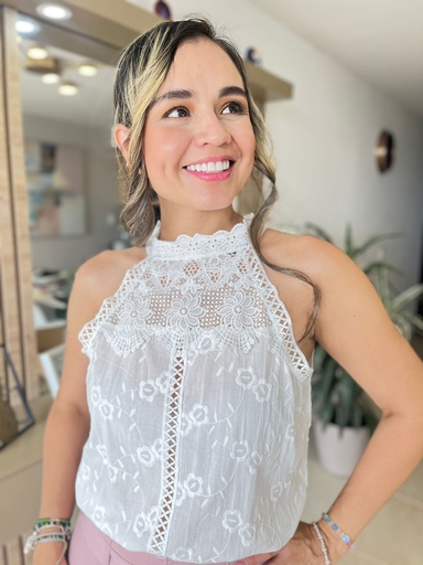 TOP BOHO BLANCO