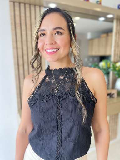 TOP BOHO NEGRO