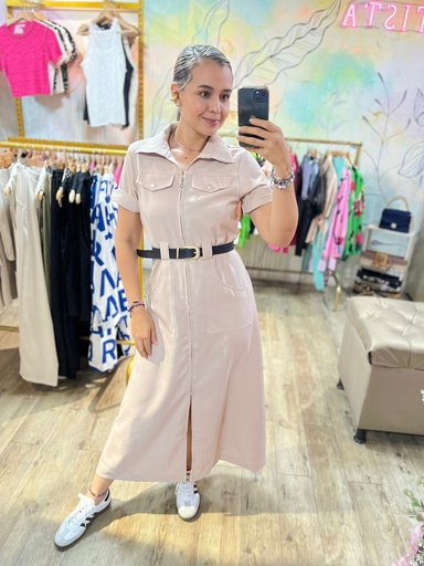 VESTIDO CASANDRA NUDE