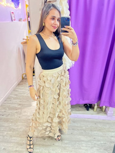 FALDA FARINA CHAMPAGNE