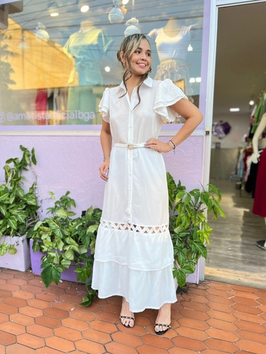 VESTIDO DAIANA BLANCO